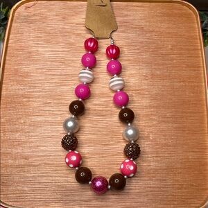 Colorful Beaded Necklace Kids Size